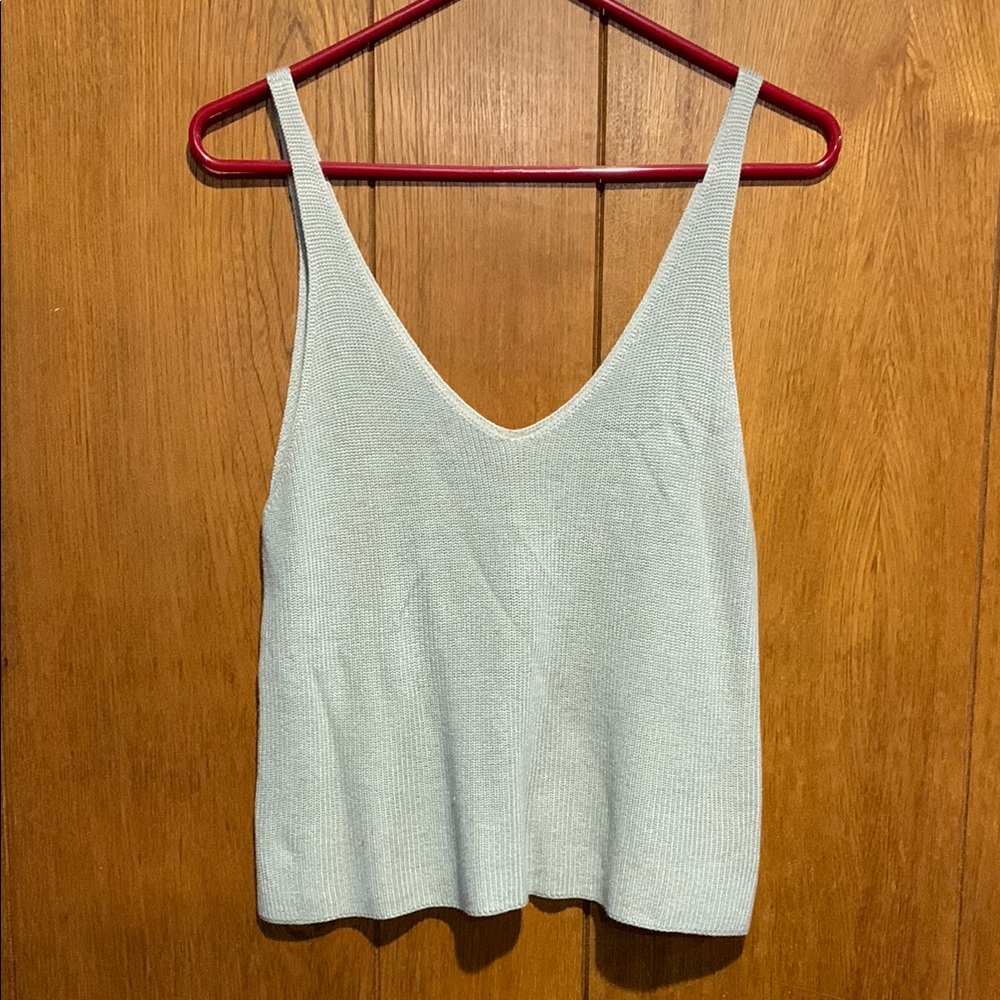 Soft Knit V-Neck Tank - Picture 2 of 7